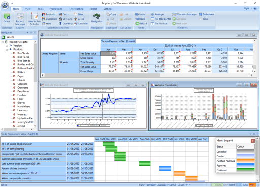 demand forecasting software screenshot - medium
