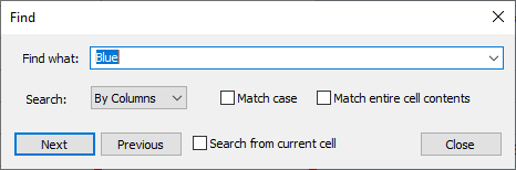 New grid search tool