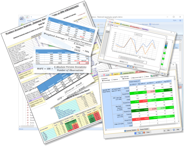 demand forecasting accuracy collage